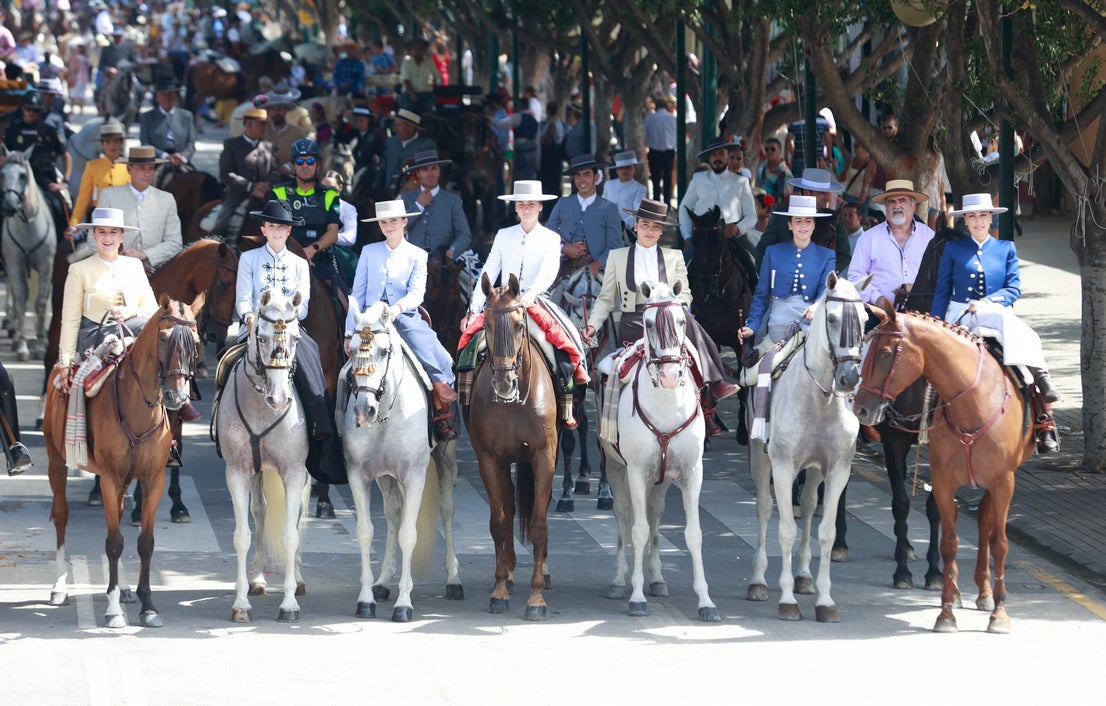 Tuesday's best images of Malaga's spectacular summer fair