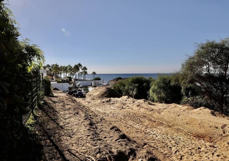 Work starts on new section of Malaga coastal path in Marbella