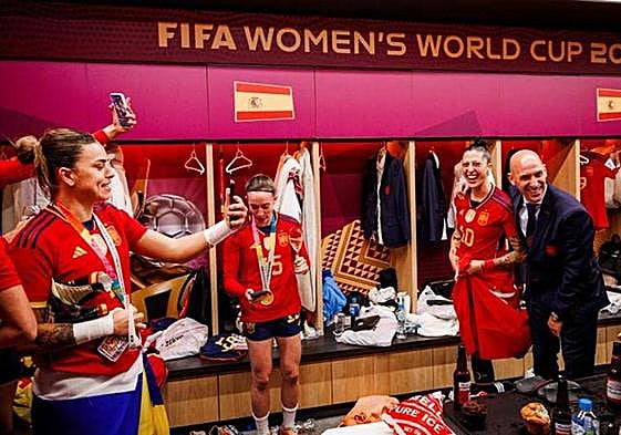 Luis Rubiales, refusing to bow to pressure and resign.