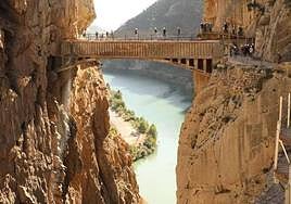 Malaga's famous Caminito del Rey suspended walkway above a gorge to get its own official Aemet weather station