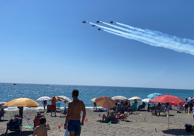 This is the flying programme for this weekend's Torre del Mar international air festival