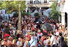 The day fair in Mijas Pueblo.