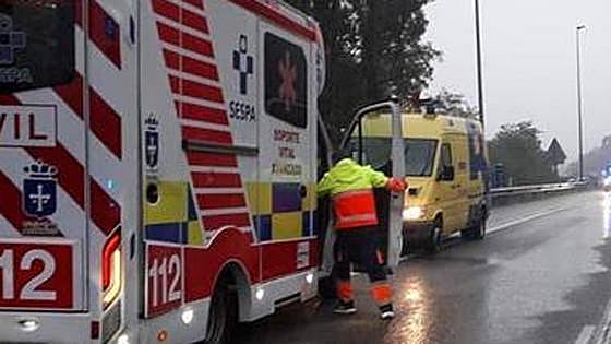 British bikers die after motorcycle crash on A-8 motorway during an afternoon of intense rain in north of Spain