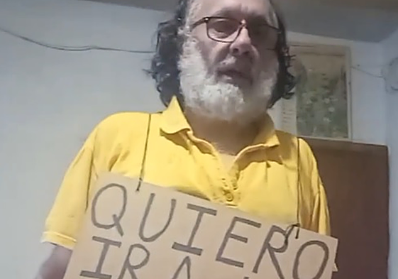 Justo in one of his videos where he asks to go to prison.
