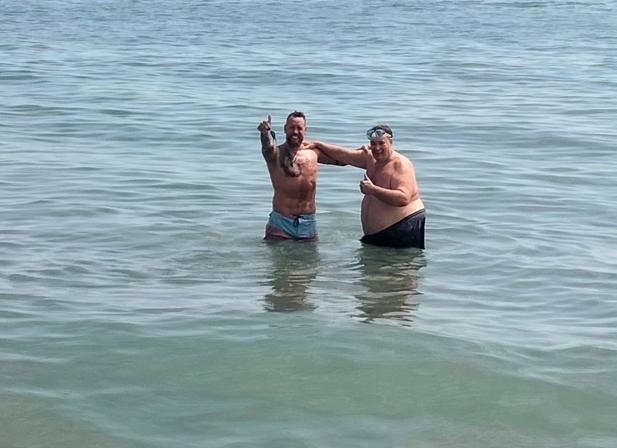 La natación benéfica.