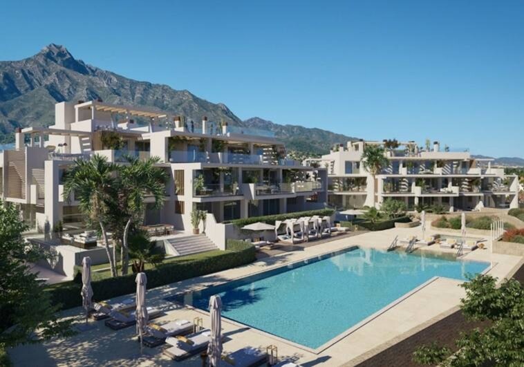 Saltwater swimming pools and rainwater collectors for irrigation: Earth, the new luxury residential project on Marbella's Golden Mile