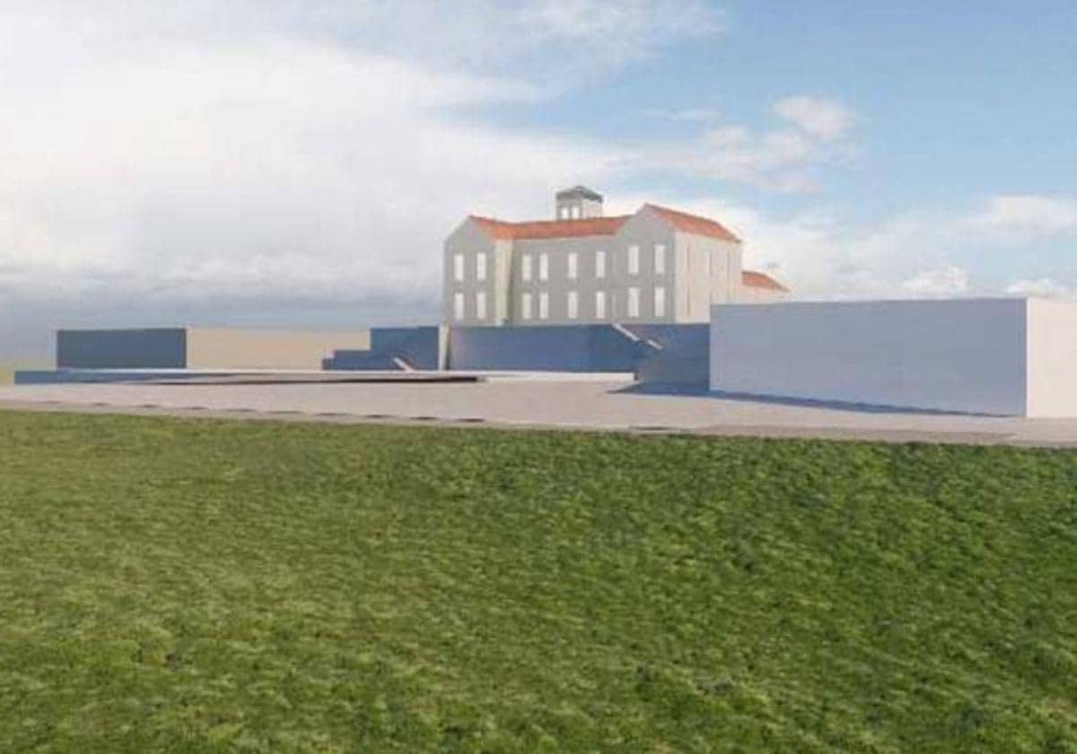 This is what the scaled-down office project next to the landmark Cortijo Jurado in Malaga will look like