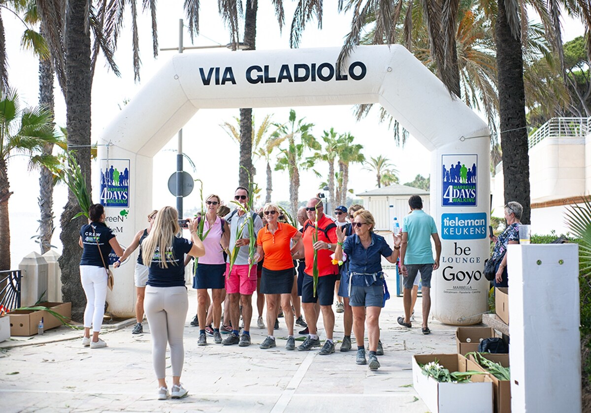 Marbella gets ready for four days of walking
