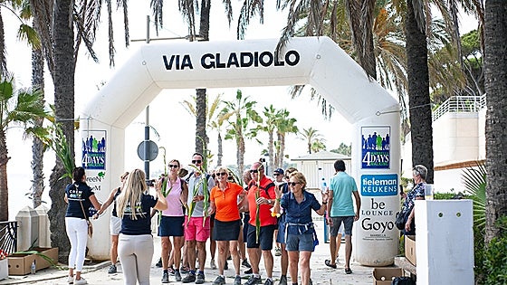 Marbella gets ready for four days of walking
