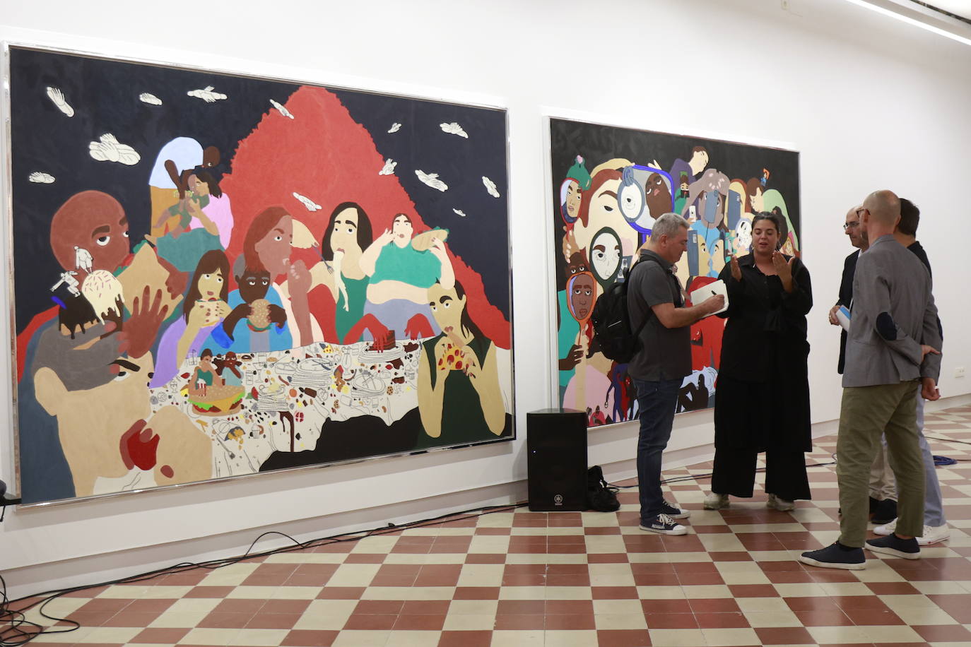 Ela Fidalgo's exhibition in La Térmica, in pictures