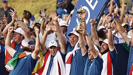 Spain's Jon Rahm plays key role as Europe regain the Ryder Cup