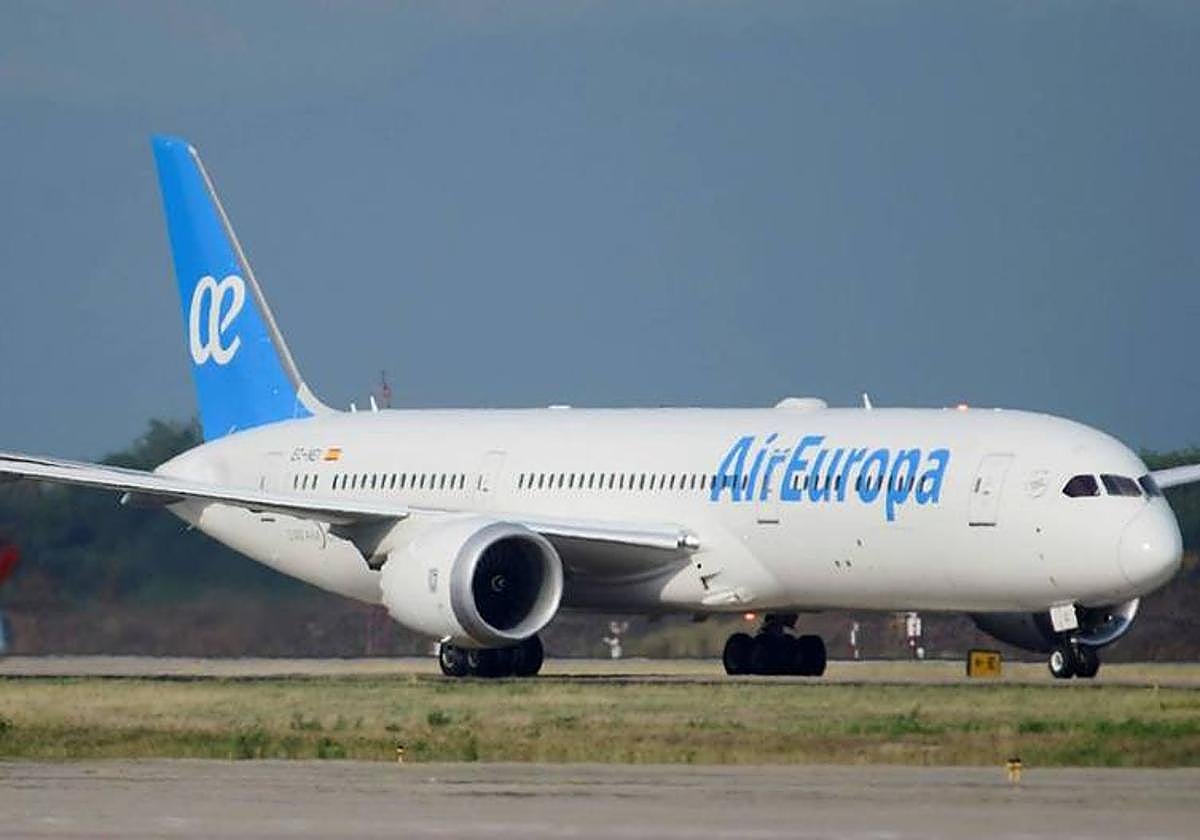 An Air Europa plane.