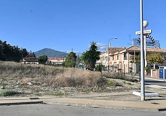 The land where the new Lidl supermarket will be constructed.