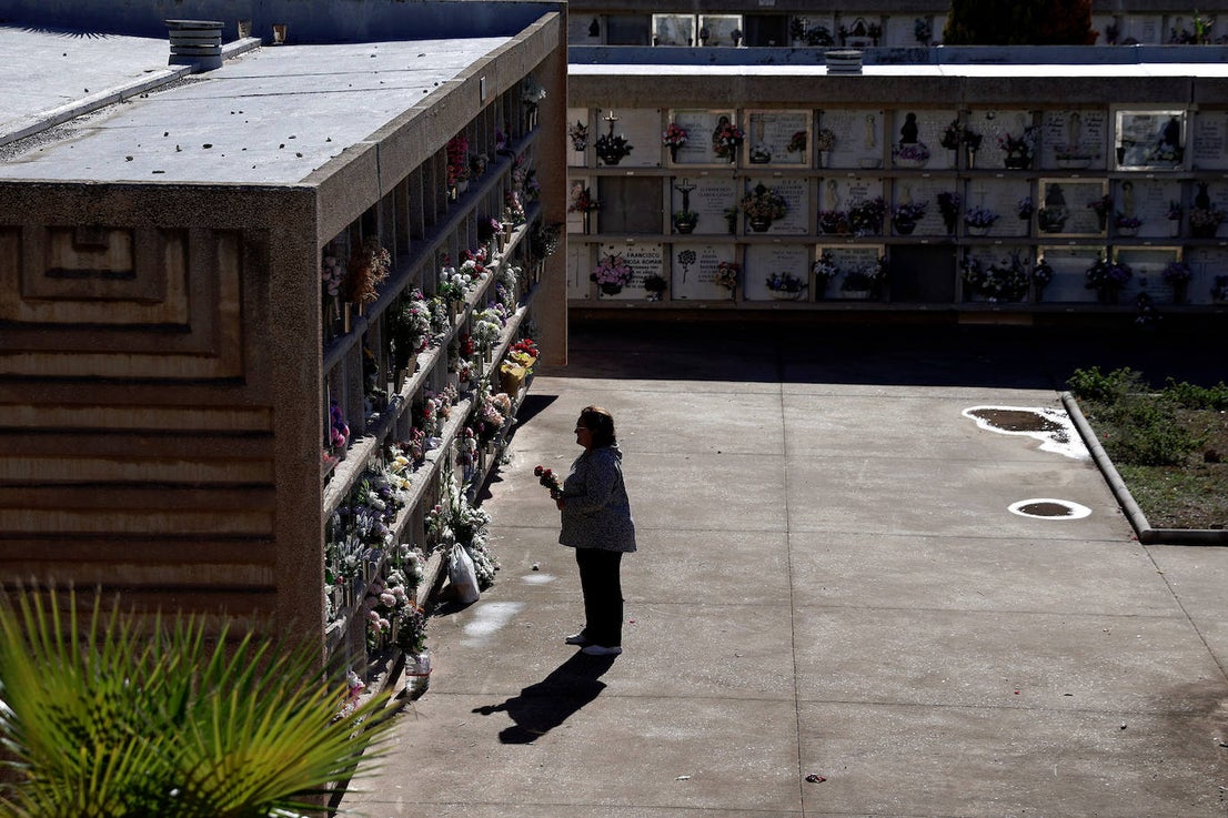 In pictures... people in Malaga pay their respects on All Saints' Day in the province's cemeteries