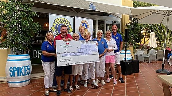 La Cala Lions funds boosted with donation and quiz night