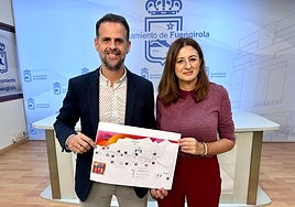 Town hall announces the route of the half marathon.