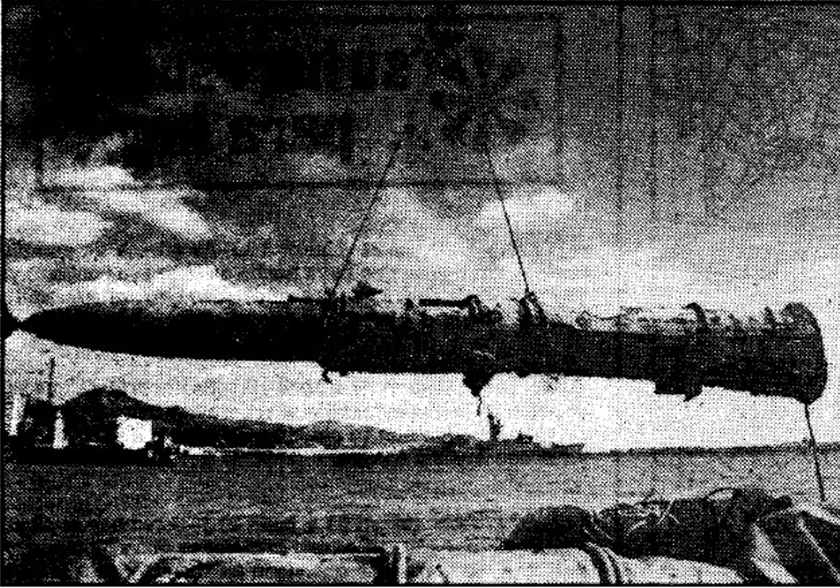 A fishing boat landed a Nazi torpedo in Malaga in the 1980s