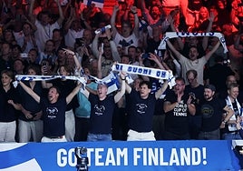 Finland win their quarter final against Canada in the Davis Cup in Malaga