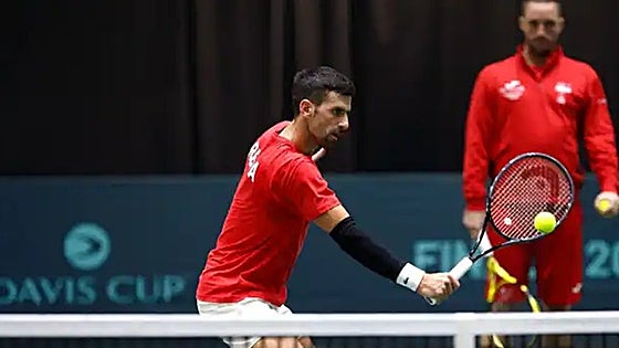 World number one Novak Djokovic stands in the way of Great Britain at Davis Cup in Malaga