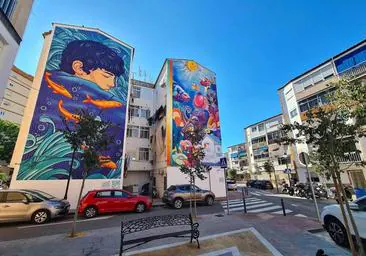 Giant urban artworks bring extra colour to residential streets of Fuengirola