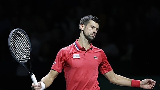 Djokovic handed rare defeat as Italy stun Serbia to go through to Davis Cup final on Sunday