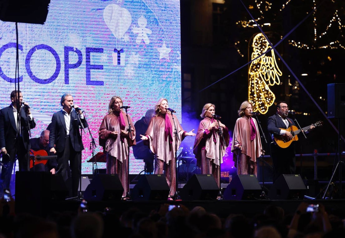 Malaga switches on its sparkling 2023 festive lights, in pictures