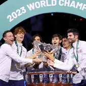 Italy lift their first Davis Cup trophy in 47 years