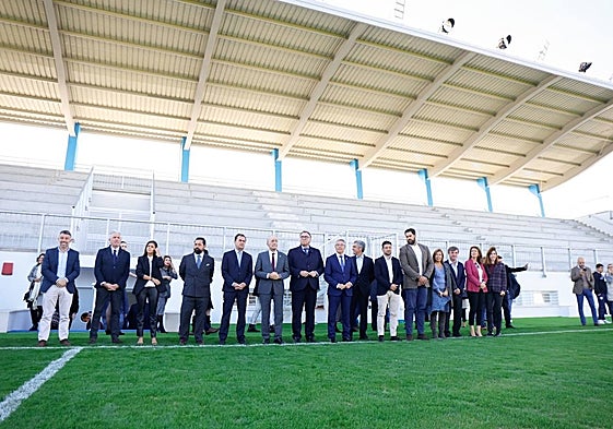 Attendees at the opening on Monday.