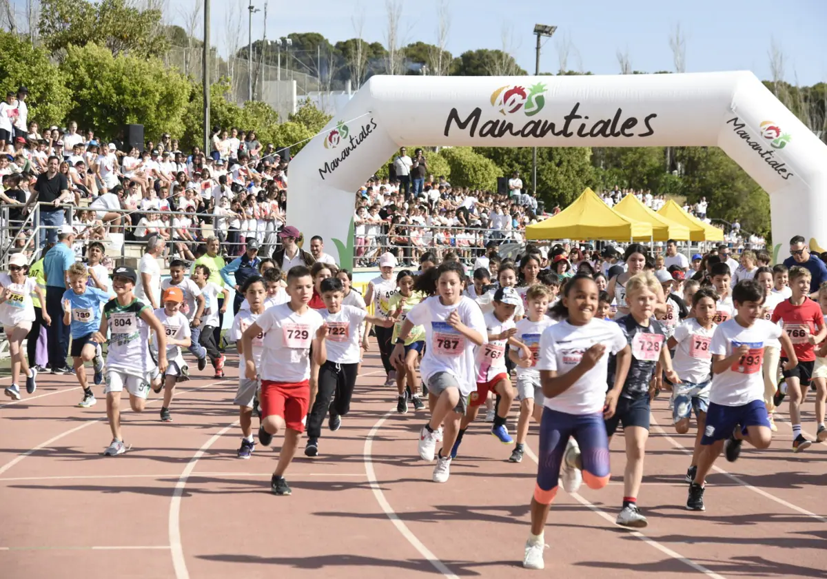 Children participate in last year's race.