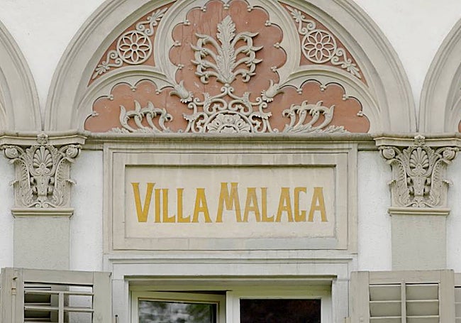 Detail of the exterior of the Swiss residence, whose name is used as the title of the documentary.