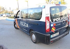 A national police vehicle in Vélez-Málaga
