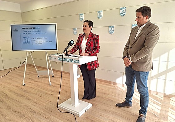 Margarita del Cid announces the 2024 budget.