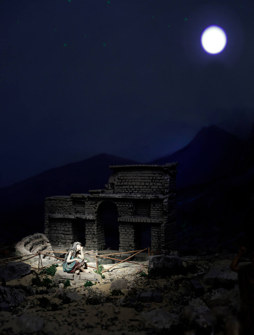 Malaga city hall brightens up Christmas with its huge nativity display, in pictures