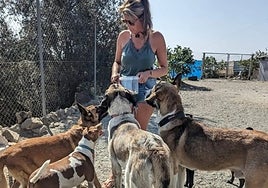 One of the centre’s volunteers.