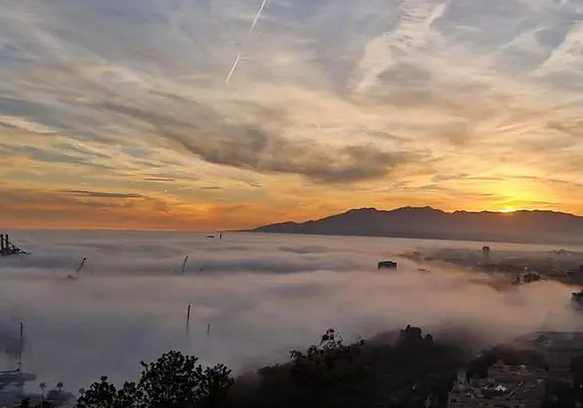 Stunning photos and video capture strange sea mist that rolled onto the Costa del Sol