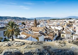 Panoramic view of Antequera.