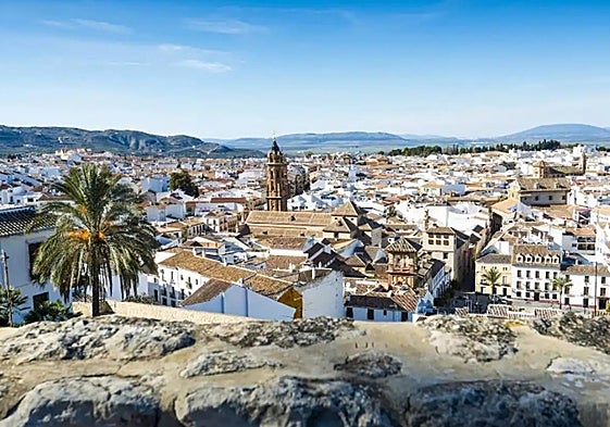 Panoramic view of Antequera.