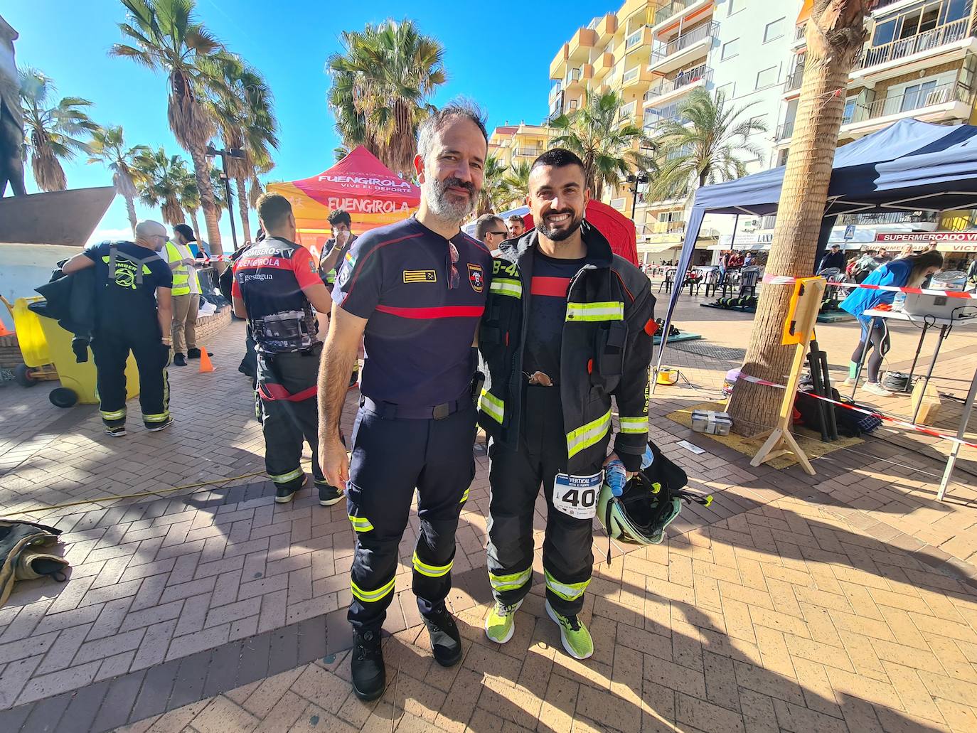 Fuengirola&#039;s vertical race for firefighters, in images