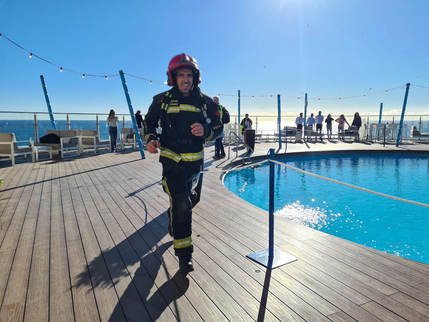 Fuengirola&#039;s vertical race for firefighters, in images