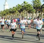 The Malaga marathon 2023.