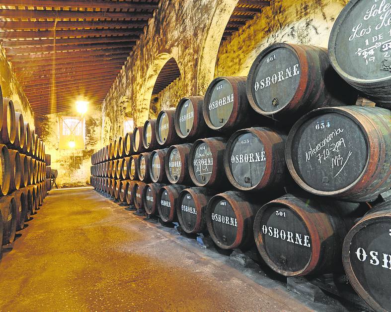 A traditional bodega in Jerez, the home of sherry.