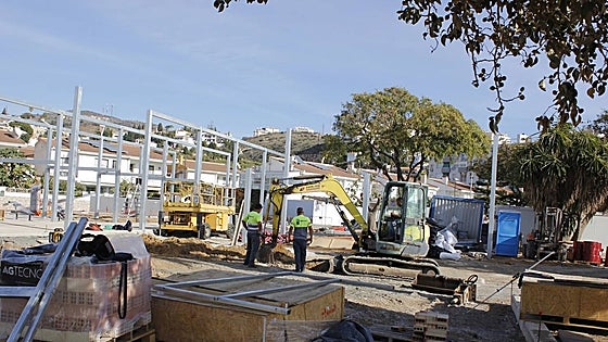 Work progresses to transform iconic Costa del Sol nightclub into beach fitness area