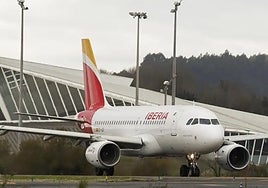 An aircraft in the Iberia fleet.