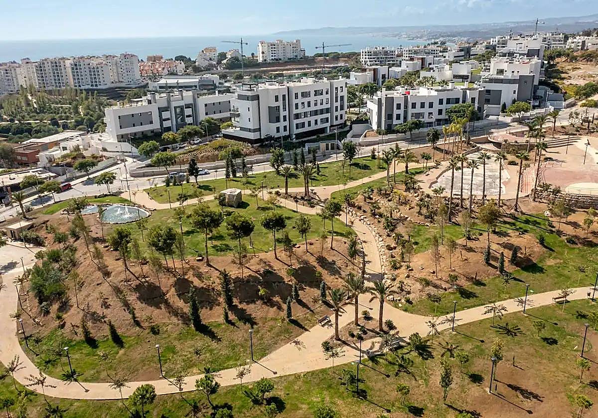 The new park in Estepona.