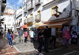 Foreign visitors make up the majority of Marbella's tourism.