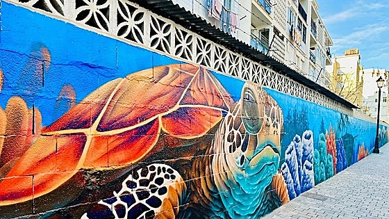 New piece of urban artwork completes the mural route in Fuengirola