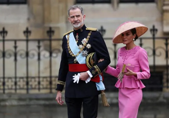 King Felipe and Queen Letizia in London.