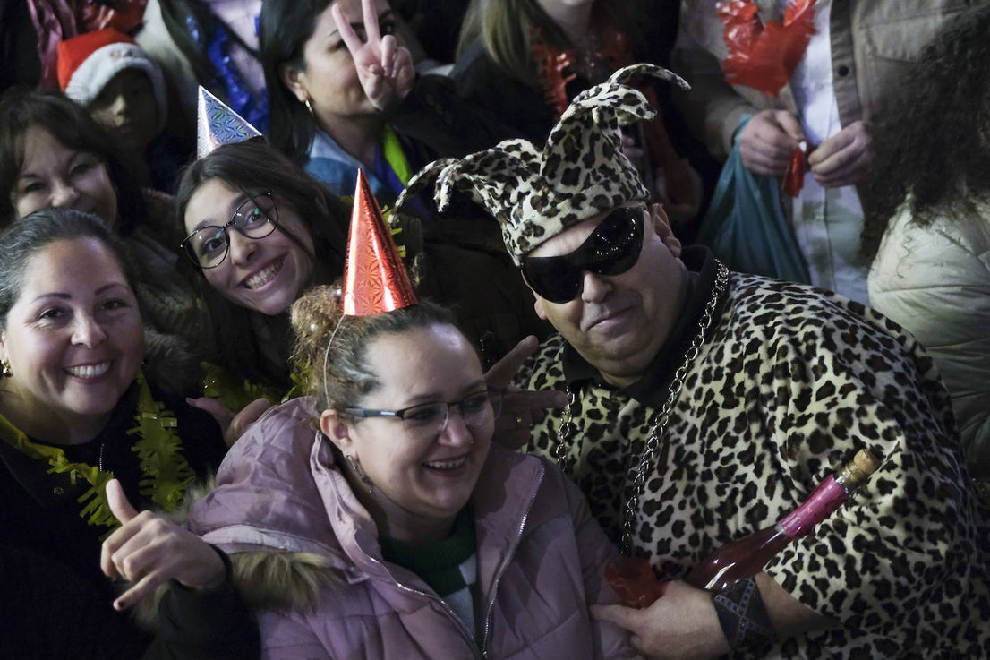 New Year's Eve celebrations in Malaga city attracted visitors from Spain and abroad.