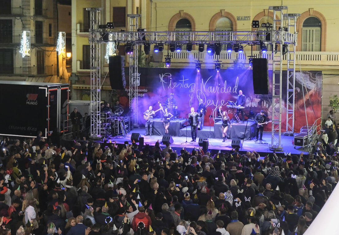 New Year's Eve celebrations in Malaga city attracted visitors from Spain and abroad.