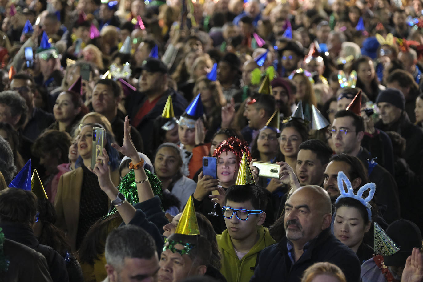 New Year's Eve celebrations in Malaga city attracted visitors from Spain and abroad.